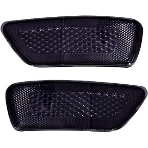 CULMKARI Black Rear Bumper Trim Reflector Lights Fits for 2012-2018 Jeep Grand Cherokee 2012-2020 Dodge Journey 2013-2017 Jeep LX-035-2 0