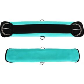 CHALLENGER Horse Girth Soft Padded Neoprene Turquoise Western Riding Saddle Cinch 9719