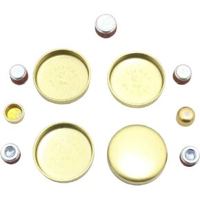 DNJ FPS330 Brass Freeze Plug Set for 1998-2003 / Chevrolet, GMC, Isuzu, Pontiac / 2.2L / L4 / 8V / OHV / 134cid / [Vortec] Note Brass Freeze Plugs