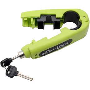 Motorcycle Brake Lock - MASO Motorbike Motorcycle Handlebar Throttle Grip Lock Anti-Theft Brake Lock for Bike Scooter Moped ATV(Green)
