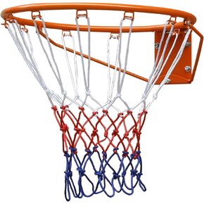Rakon Basketball Folding Hoop, All-Weather net Wall Installation Basketball Hoop 18 "Basketball net, Indoor and Outdoor Hanging Basketball Goal Orange
