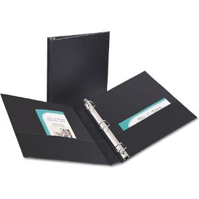 Avery 27250 Durable Binder with Slant Rings, 11 x 8 1/2, 1", Black
