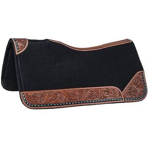 Tough 1 31 x 32 Ranahan Felt Saddle Pad Black 31 x 32