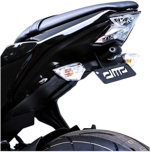 DMP USA Made Kawasaki Ninja 650 Z650 Z 650 2017 2018 2019 2020 2021 2022 2023 Fender Eliminator Kit SLR للاستخدام مع إشارات الانعطاف OEM وإضاءة اللوحة تناسب نماذج ABS وغير ABS - 670-4515 in Kuwait