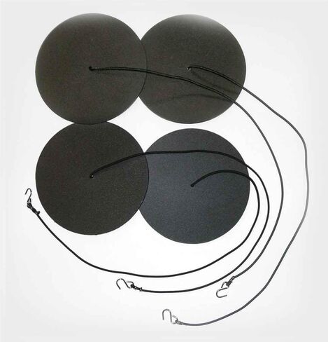 مراسي رملية لخط ملعب الكرة الطائرة الرياضية Tandem - مراسي محكمة للكرة الطائرة الشاطئية - مراسي قرصية للحفاظ على خطوط ملعب الكرة الطائرة في براعة - أسود in Kuwait