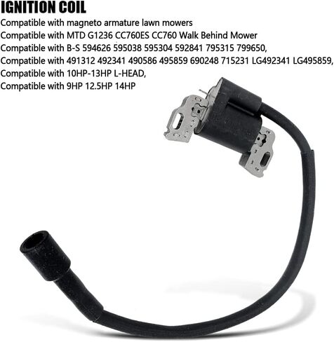 594456 594626 Ignition Coil Fit for Briggs & Stratton Armature Magneto Ignition Coil Replace 595304 799650 795315 592841 in Kuwait