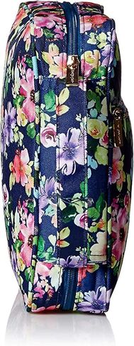 Mary Square 22334 Augusta Pink Floral Pattern 8 x 10.5 Inch Polyester Zippered Bible Cover Case with Handle in Saudi Arabia