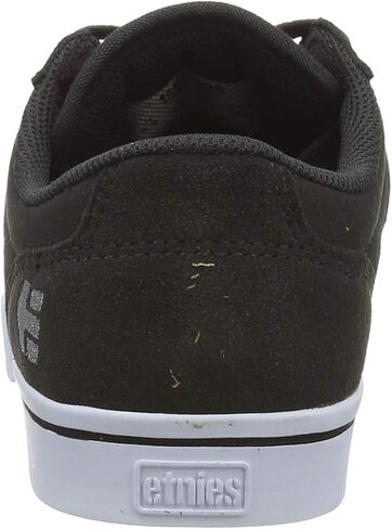 Etnies Unisex-Child Barge LS Skate Shoe, Dark Grey/Red, 10C Medium US Big Kid in Saudi Arabia