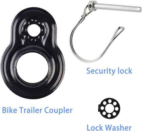 Bike Trailer Coupler Hitch Trailer Coupler Attachment for Instep & Schwinn Bike Trailers, Child Cargo Pet Bike Trailers Cycling Rear Carrier in Kuwait
