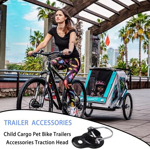 Bike Trailer Coupler Hitch Trailer Coupler Attachment for Instep & Schwinn Bike Trailers, Child Cargo Pet Bike Trailers Cycling Rear Carrier in Kuwait