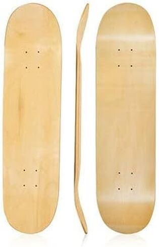 BESIY Blank Skateboard Deck 8.0 Inch, Maple Board for Skating (31) in Kuwait