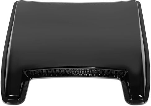 DNA MOTORING ZTL-Y-0277 Universal 25-1/2" x 28'' Paintable Decorative Hood Scoop, Glossy Black in Saudi Arabia