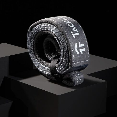 مجموعة أدوات استرداد ونش TACKLE TUFF Premium للطرق الوعرة: كتلة خطف 30 طن، 2 × 30 طن أغلال على شكل حرف D، حزام سحب/إنقاذ 30 × 3 بوصة، حزام حماية الأشجار 8 × 3 بوصة، حقيبة حمل تكتيكية، قفازات كيفلار متضمنة in Saudi Arabia