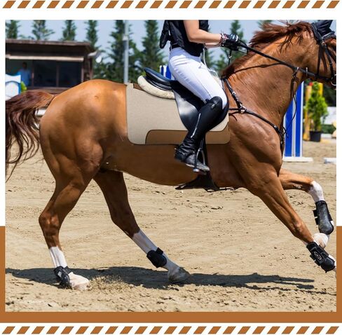 2 Packs 30 x 30'' Western Saddle Pads Horse Felt Contour Pad Western Contoured Saddle Pad Tan Saddle Pad 0.8" Thickness Suitable for All Kinds of Riding in Saudi Arabia