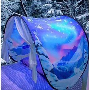 Magic Playhouse Tents Fantasy Fun for Kids,Foldable Play Tents, Pop up Indoor Bed Tents,Magic Playhouse Princess Secret Castle,Birthday for Girls (Space Adventure)