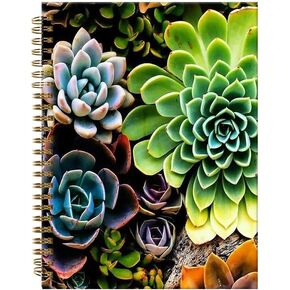 Spiral Journal Notebook,A5 Hardcover Lined Journals for Women Girl 6 x 8.3 in,120 Pages Thick Paper,Cute College Ruled Writing Notebook for Gifts Office Work School(Cute Dachshund Floral)