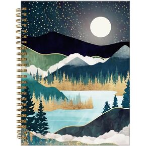 Spiral Journal Notebook,A5 Hardcover Lined Journals for Women Girl 6 x 8.3 in,120 Pages Thick Paper,Cute College Ruled Writing Notebook for Gifts Office Work School(Cute Dachshund Floral) in Kuwait