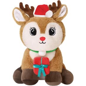 Christmas Santa Claus Plush Santa Claus Stuffed Animals Wearing Christmas Trees Hat Kawaii Gnome Plushie Creative Party Decor Gift for Kids(Santa Claus, 13 Inch in Kuwait