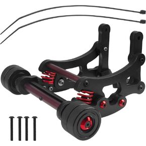 مجموعة ShareGoo Wheelie Bar مع عجلة وقوف أمامية زنبركية مزدوجة متوافقة مع Traxxas 1/5 6S 8S X-MAXX RC جزء ترقيات السيارة (أزرق) in Kuwait