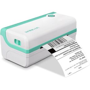 Rongta Label Printer,Thermal Shipping Label Printer,4x6 Shipping Label Printer for Small Business, Compatible with Windows & Mac OS(RP420 Green)
