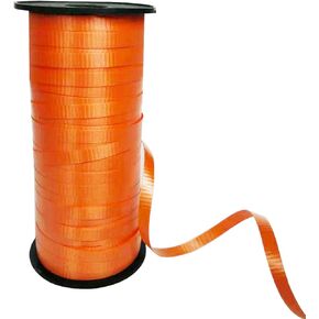 Balloon Ribbons Curling Ribbon Crimped Ribbon Metallic Balloon Ribbon Spool for Gift Wrapping Party Festival Decoration, 5 mm, 100 Yard (Orange)