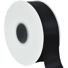 TONIFUL 2 Inch x 50yd Light Pink Satin Ribbon Wide Solid Fabric Ribbon for Gift Wrapping, Floral Bouquets, Bows and Craft Making, Christmas Valentines Birthday Wedding and Party Decoration in Kuwait