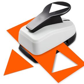 خرامة مثلثة مقاس 1.97 بوصة خرامة مثلثة خرامة ورق مثلثة للحرف اليدوية خرامة على شكل مثلث لسكرابوكينغ وصناعة البطاقات والحرف الورقية