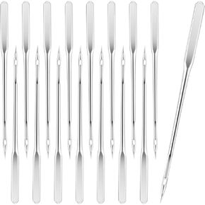 100 Pcs Universal Sewing Machine Needles 110/18 Heavy Duty Sewing Needles Leather Sewing Machine Needles Alloy Sewing Machine Needles Compatible with Kind of Home Sewing Machine