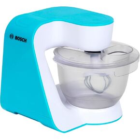 Bosch: Kitchen Machine Mum 5 - White & Teal - 2 Speed Mixer Appliance Toy, Chef & Baking Pretend Play, Realistic Functions, Licensed, Kids 3+
