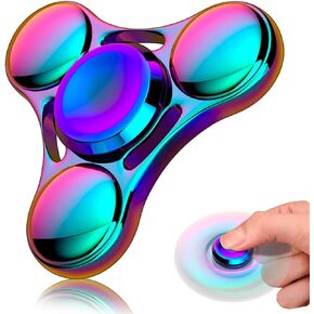 Fidget Spinners Toy, 2-5 Min Spins Time Stainless Steel R188 Bearing Metal Fidget Spinner, EDC ADHD Stress Anxiety Relieves, Fidget Spinner Toys for Kids and Adults