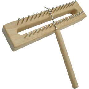 Wooden Knitting Loom 1 Set Wood Tools Wooden Hair Comb Knitting Supplies Scarf Loom Set Wooden Scarf Knitting Looms Wooden Hat Shawl Tapestry Self Made Small Stand