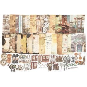100PCS Vintage Journaling Scrapbooking Supplies Ephemera Pack for Junk Journal Bullet Journals Planners Decoupage Paper Scrapbook Stickers Aesthetic Cottagecore Collage Craft Album (Romance) in Kuwait