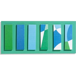 Poketo Swell Sticky Tabs Warm, Planner Accessories, 120 tabs Total