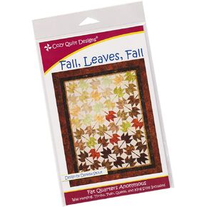 Cozy Quilt Designs 'Fat Quarters Anonymous' Quilt Pattern - Fall, Leaves, Fall (Includes Instructions for Five Project Sizes)
