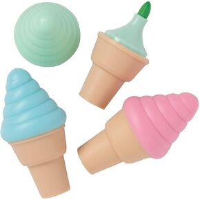 Fun Express Ice Cream-Shaped Highlighters - Stationery - 12 Pieces
