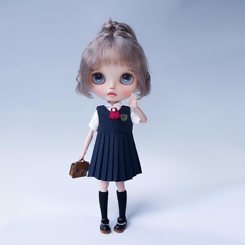 BJD Doll Clothes Shirt Vest Skirt for Blyth Ymy Licca Azones Ob24 Ob27 Doll Accessories Toys (Set3)(Only Clothes) in Saudi Arabia