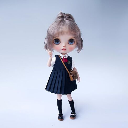 BJD Doll Clothes Shirt Vest Skirt for Blyth Ymy Licca Azones Ob24 Ob27 Doll Accessories Toys (Set3)(Only Clothes) in Saudi Arabia