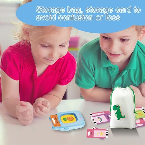Talking Flash Cards for Toddlers Language Educational Learning Toys for Toddlers 1-3 Year Olds Autism Sensory Speech Therapy Toys for Boys Girls 224 Sight Words Kids Gifts in Saudi Arabia