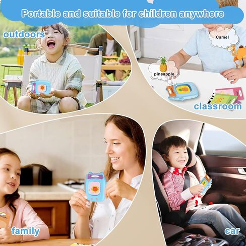 Talking Flash Cards for Toddlers Language Educational Learning Toys for Toddlers 1-3 Year Olds Autism Sensory Speech Therapy Toys for Boys Girls 224 Sight Words Kids Gifts in Saudi Arabia