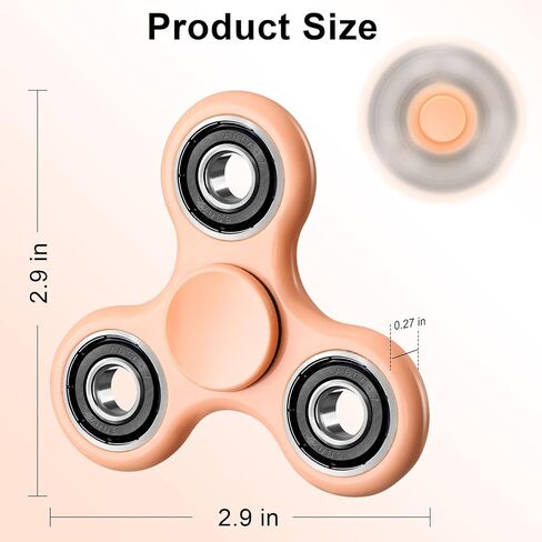 SCIONE 10 Pack Fidget Spinners Adults, Stress Anxiety Relief Sensory Fidget Toys, Fidget Spinners with Morandi Colors for Party Favors, Halloween Goodie Bag Stuffers Classroom Prizes for Kids in Saudi Arabia