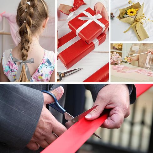 TONIFUL 2 Inch x 50yd Light Pink Satin Ribbon Wide Solid Fabric Ribbon for Gift Wrapping, Floral Bouquets, Bows and Craft Making, Christmas Valentines Birthday Wedding and Party Decoration in Saudi Arabia