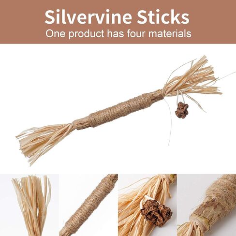 PAZ'S GIFT Catnip Toy Cat Toys Catnip Toy cat chew Toy cat Kicking silvervine Stick Teeth Cleaning Cute Kitten Teething Indoor Interactivecat Dental Care Matatabi (Feather 2pcs) in Kuwait