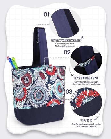 حقيبة حمل الحياكة من Katech، حقيبة معصم محمولة منسوجة لحمل الغزل، حقيبة معصم خفيفة الوزن للسفر لحياكة حقيبة تخزين غزل منظم حقيبة حامل غزل أثناء التنقل باللون الأخضر in Kuwait