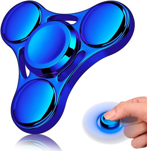 Fidget Spinners Toy, 2-5 Min Spins Time Stainless Steel R188 Bearing Metal Fidget Spinner, EDC ADHD Stress Anxiety Relieves, Fidget Spinner Toys for Kids and Adults in Saudi Arabia