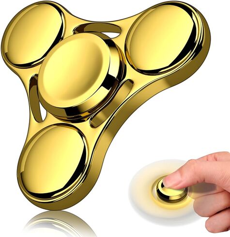 Fidget Spinners Toy, 2-5 Min Spins Time Stainless Steel R188 Bearing Metal Fidget Spinner, EDC ADHD Stress Anxiety Relieves, Fidget Spinner Toys for Kids and Adults in Saudi Arabia