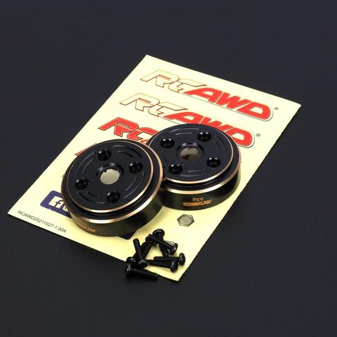 أوزان البوابة الأمامية/الخلفية النحاسية RCAWD 2X 74 جم لـ 1/24 FMS Fcx24 Eazyrc ROC Hobby النحاس ترقيات الوزن باللون الأسود in Saudi Arabia