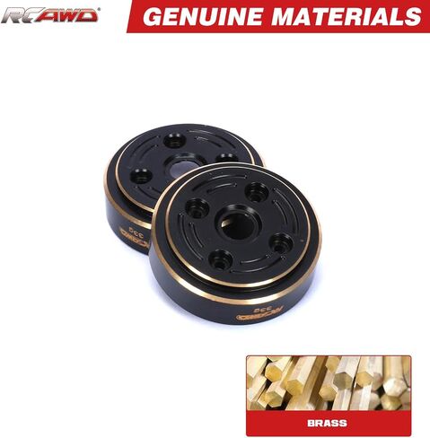 أوزان البوابة الأمامية/الخلفية النحاسية RCAWD 2X 74 جم لـ 1/24 FMS Fcx24 Eazyrc ROC Hobby النحاس ترقيات الوزن باللون الأسود in Saudi Arabia