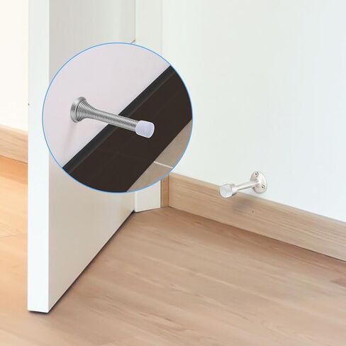 32 Pcs Door Stoppers Rubber Tip Replacement, Door Stop Bumper Tips White, Door Stopper Rubber Tips Caps for Door and Wall Protection- Suitable Size(White) in Saudi Arabia