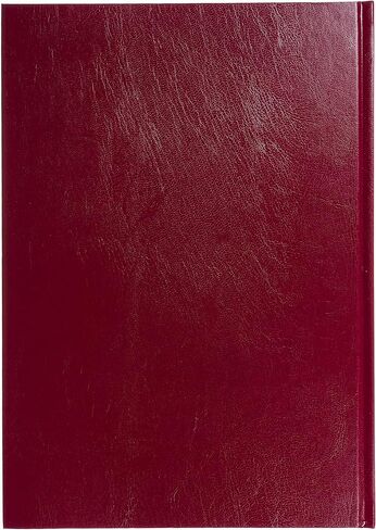 Collins Essential 2025 Business Diary - A5 Day to a Page Planner with Faux Leather Hardback Cover - Maroon - ESSA51.78-25 in Saudi Arabia