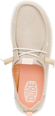 Hey Dude Wendy Chambray Tan Size 11, Women’s Shoes, Women’s Slip-on Loafers, Comfortable & Light-Weight in Saudi Arabia